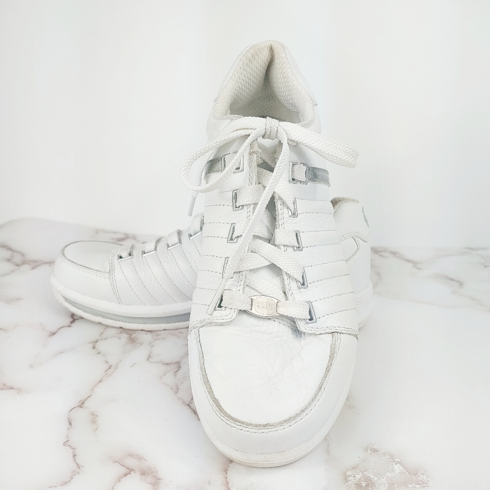 K-Swiss Limited Edition White Leather Sneakers